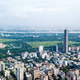 Kolkata’s tallest residential building looms above the city today.